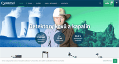 Desktop Screenshot of detektory-mlejnsky.cz